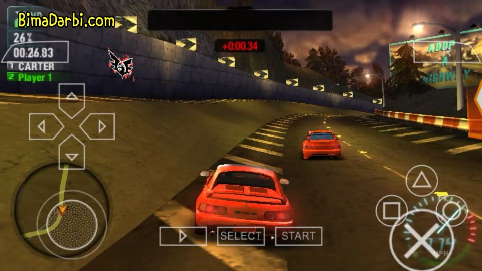 Setting game ppsspp need for speed most wanted